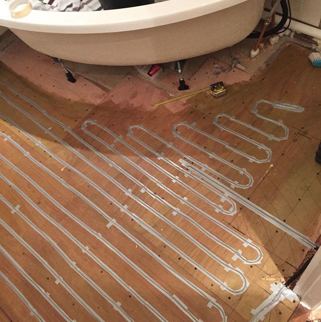 Bathroom Underfloor Electric Heating