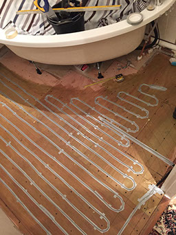 Bathroom Underfloor Electric Heating