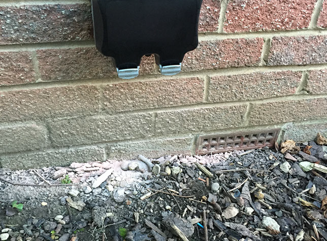 Outside socket Supply fed from existing 20A radial circuit protected by 30ma RCD